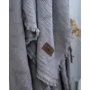  L'essential Maison Double Bedspread Dark Grey Oscar - Dark Grey