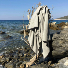  L'essential Maison Fouta (strandtörölköző) Grey Harmony - fekete lakástextília