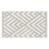  L'essential Maison Fouta (strandtörölköző) Melegszürke Fehér Geometrikus - Melegszürke