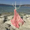  L'essential Maison Fouta (strandtörölköző) Red Barok - piros