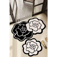  L'essential Maison Fürdőszobaszőnyeg garnitúra (2 darabos) Zöld Bungari Rose lakástextília