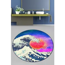  L'essential Maison fürdőszobaszőnyeg, Tidal Wave többszínű, Djt (200 cm) lakástextília
