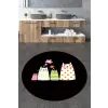  L'essential Maison Fürdőszobaszőnyeg Többszínű Négy Macska Kör Djt 140