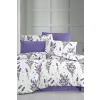  L'essential Maison kétszemélyes paplanhuzat garnitúra, fehér, lila, zöld Jefri