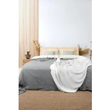  L'essential Maison King Bedspread Grey Joanna - Grey lakástextília