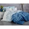  L'essential Maison Ranforce Egyszemélyes Ágyneműhuzat Garnitúra Kék-Fehér Lucca - Kék