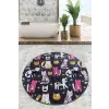  L'essential Maison többszínű Fürdőszobaszőnyeg, Park Cat Djt (160 cm)