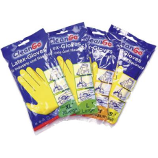 L+D CleanGo Latex kesztyű, szerelő kesztyű, védőkesztyű, sárga színű L-es (9) méretű CleanGo 1460 (1460-9)