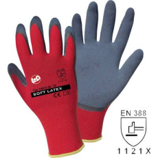 L+D Griffy Soft Latex 14910-7 Poliészter Munkakesztyű Méret (kesztyű): 7 EN 388:2016 CAT II 1 pár (14910-7)