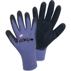 L+D worky ECO LATEX FOAM 14901-7 Viszkóz Munkakesztyű Méret (kesztyű): 7, S EN 388 CAT II 1 pár (14901-7)