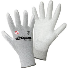 L+D worky ESD Nylon/Carbon-PU 1171-9 Nylon Munkakesztyű Méret (kesztyű): 9, L EN 388:2016 CAT II 1 pár (1171-9)