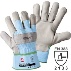 L+D worky Granit 1574-9 Marhabőr Munkakesztyű Méret (kesztyű): 9, L EN 388 CAT II 1 pár (1574-9)