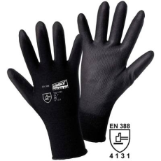 L+D worky MICRO black Nylon-PU 1151 Nylon Munkakesztyű Méret (kesztyű): 11, XXL EN 388:2016 CAT II 1 pár (1151)
