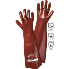 L+D worky VINYL-60 1443 Vinil Munkakesztyű EN 388 , EN 374 Cat III 1 db (1443)