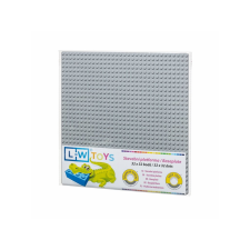 L-W Toys LW Toys kompatibilis építőjáték tábla / alap 32x32 világosszürke barkácsolás, építés