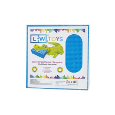 L-W Toys nagy kék építőlap barkácsolás, építés