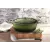 La Cuisine La Cuisine Green öntöttvas ovális lábas fedővel 29 cm-es (432027)