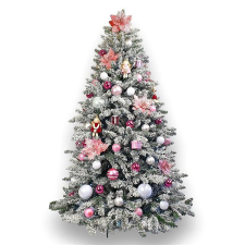 LAALU feldíszített karácsonyfa - Maja hercegnő, 112 dísz, 150 cm műfenyő