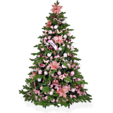 LAALU Vánoční stromek zdobený - PRINCEZNA ANNA, 135 ks ozdob, 240 cm műfenyő