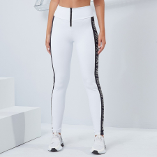 LABELLAMAFIA Women‘s leggings Essential LBM white S női nadrág