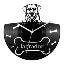  Labrador bakelit óra falióra