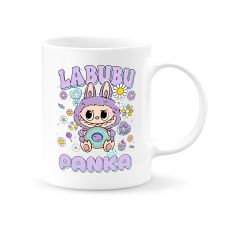  Labubu bögre - névre szóló - Lila bögrék, csészék