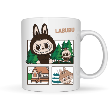  Labubu - Erdei túra képregény bögre bögrék, csészék