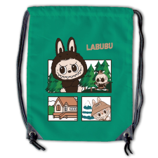  Labubu - Erdei túra képregény tornazsák tornazsák