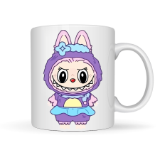 Labubu - Lila nyuszis jelmez bögre bögrék, csészék