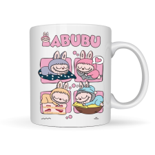  Labubu - Ott alvós buli bögre bögrék, csészék
