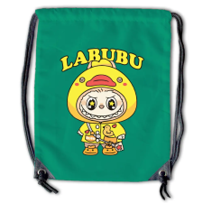  Labubu - Sárga esőkabátos tornazsák tornazsák