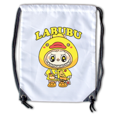  Labubu - Sárga esőkabátos tornazsák tornazsák