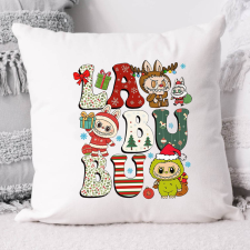  Labubus párna - Karácsonyi labubu lakástextília