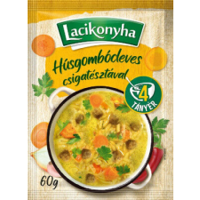 LACIKONYHA LEVES HÚSGOMBÓC CSIGATÉSZTÁVAL 60G tészta