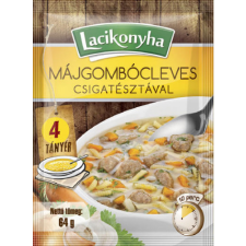 Lacikonyha Májgombócleves csigatésztával 4 tányéros 64g alapvető élelmiszer