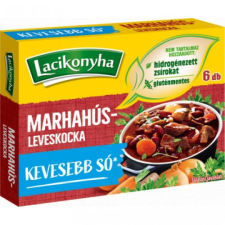 Lacikonyha marhahúsleves kocka sócsökkentett (6x10 g) 60 g alapvető élelmiszer