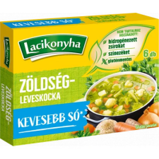 Lacikonyha zöldségleves kocka sócsökkentett (6x10 g) 60 g alapvető élelmiszer