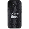 Lacoste Blend Monogram MagSafe Zadní Kryt pro iPhone 16 Black