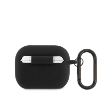 Lacoste Croc Logo AirPods Pro szilikon tok, fekete fülhallgató, fejhallgató tok