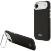 Lacoste Iconic Petit Pique Camera Stand Apple iPhone Air (2025) MagSafe tok kitámasztóval, fekete