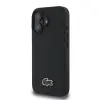 Lacoste Iconic Petit Pique Woven Logo iPhone 16 MagSafe tok, fekete