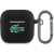 Lacoste Liquid Silicone Croc Logo AirPods 4 szilikon tok karabinerrel, fekete
