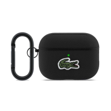 Lacoste Petit Pique Croc Logo Patch tok AirPods Pro 3 készülékhez fekete tok és táska