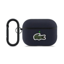Lacoste Petit Pique Croc Logo Patch tok AirPods Pro 3 készülékhez kék tok és táska