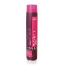 Lady Stella Vitaline extrém erős pink hajlakk mangó illattal, 500 ml hajformázó