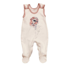 Lafel Pamut Ujjatlan Rugdalózó - Fehér Málya Rózsás 62 rugdalózó