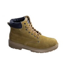 Lahti Pro Bézs Barna Szarvasbőr Csizma, S1P Sra, 45 (L3010945) munkavédelmi cipő