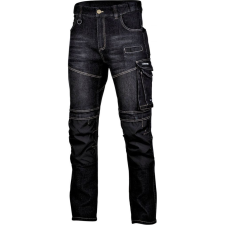 Lahti Pro Fekete sztreccs farmer nadrág erősítéssel, "l", ce, lahti (L4051703) munkaruha