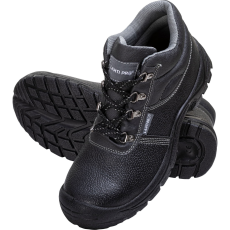 Lahti Pro Fekete,- Szürke Bőr Csizma, S3 Src, 39 (L3012239)