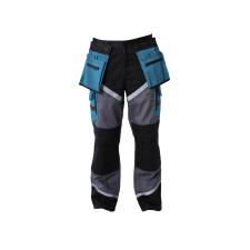 Lahti Pro Fekete-szürke-türk. nadrág fényvisszaverő csíkokkal, "l", ce, lahti (L4050203) munkaruha